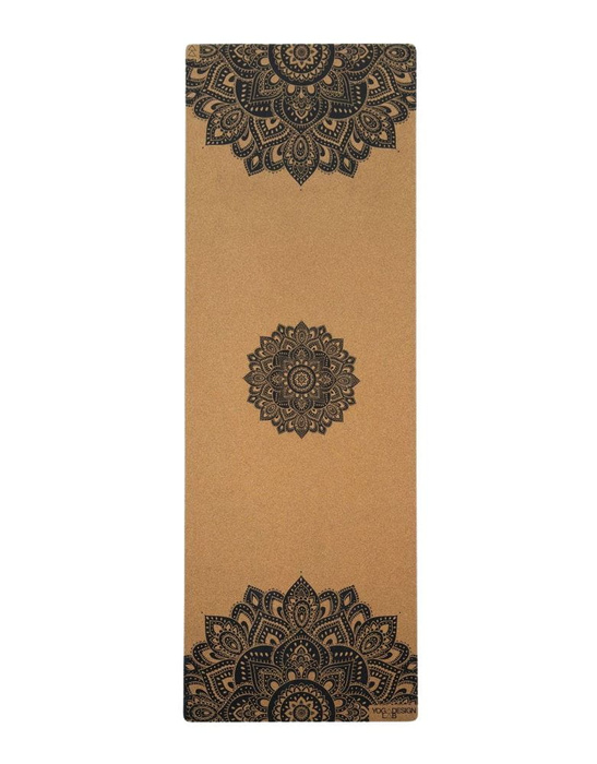 Mata do jogi Yoga Design Lab Combo Travel 1,5mm - Mandala Black