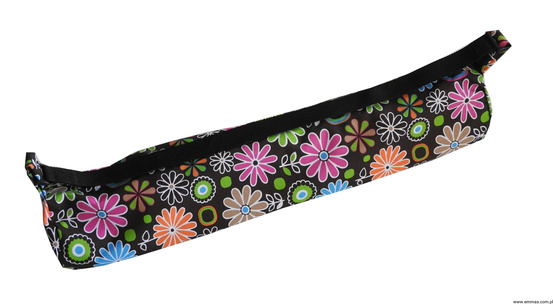 Pokrowiec na matę STANDARD - Brązowa w kwiaty