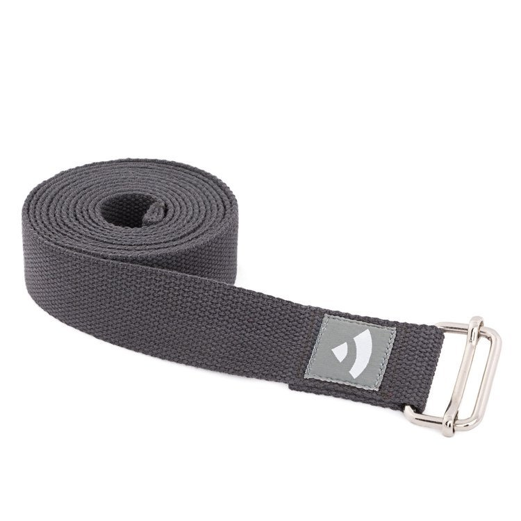 Pasek do jogi Bodhi Yoga Asana antracytowy 2,5 m x 38 mm - Tania - Idealna na start praktyki