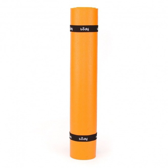 Mata do jogi Rishikesh Premium 4.5mm - Długa i szeroka 200cm x 80cm - pomarańczowy x