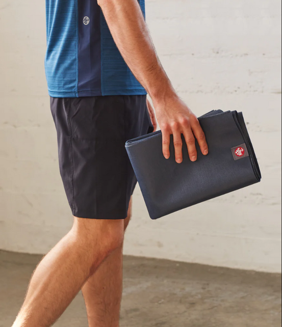 Podróżna mata do jogi Manduka eKO SuperLite Travel 1.5mm - Sage Marbled