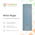 Mata do jogi Myga XL Aligment Niebieska