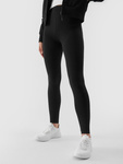 Legginsy dzianinowe 4F F108 wysoki stan - czarne, rozmiar XS