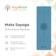 Mata do jogi Sayoga Performance Mat Blue