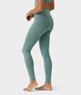 Legginsy damskie Manduka Dhara – Black Sage Heather, rozmiar XS