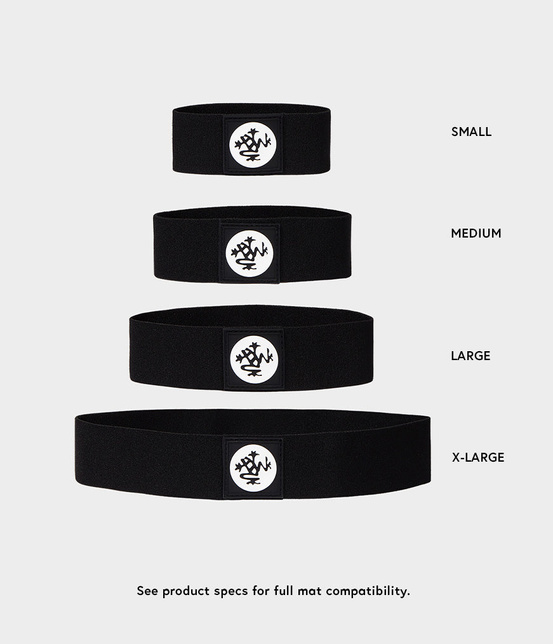 Pasek do maty Manduka Mat Band – Black, rozmiar L
