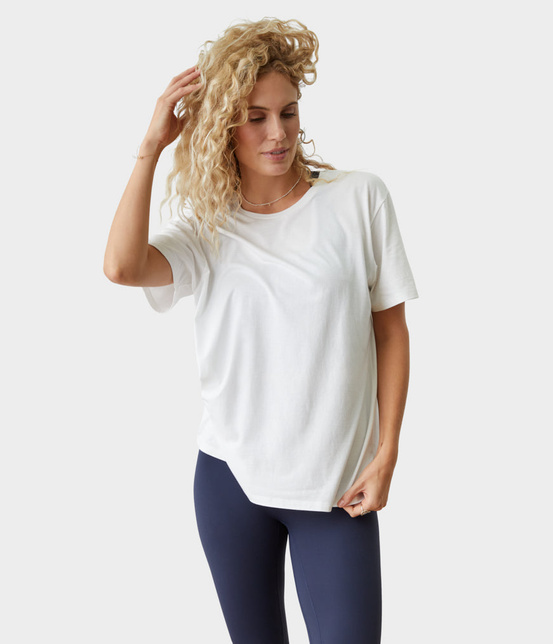 Koszulka damska Manduka Vinyasa – White, rozmiar M