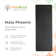 Mata do jogi Phoenix 4mm - Black Yantra Alignment