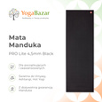 Mata do jogi Manduka PRO Lite 4.7mm - Black