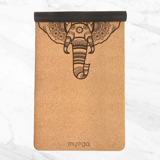 Korkowa mata do jogi Myga - Elephant 6mm XL