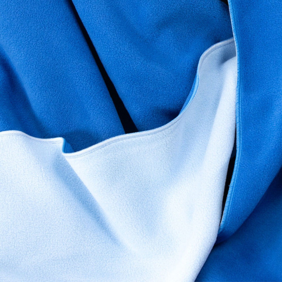 Koc do jogi Myga Fleece - niebieski