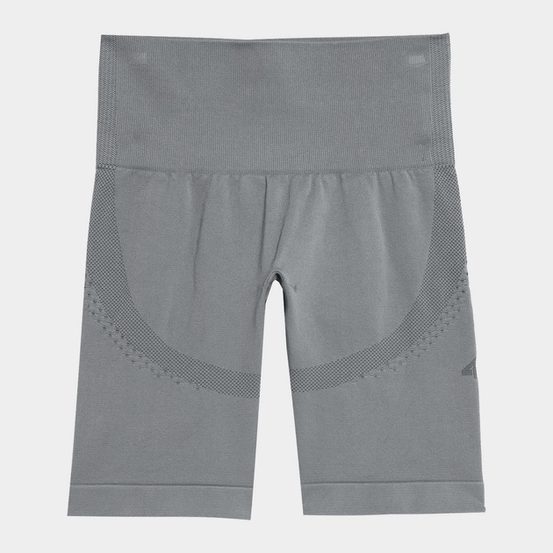 Legginsy krótkie bezszwowe do jogi 4F - szary, rozmiar M/L