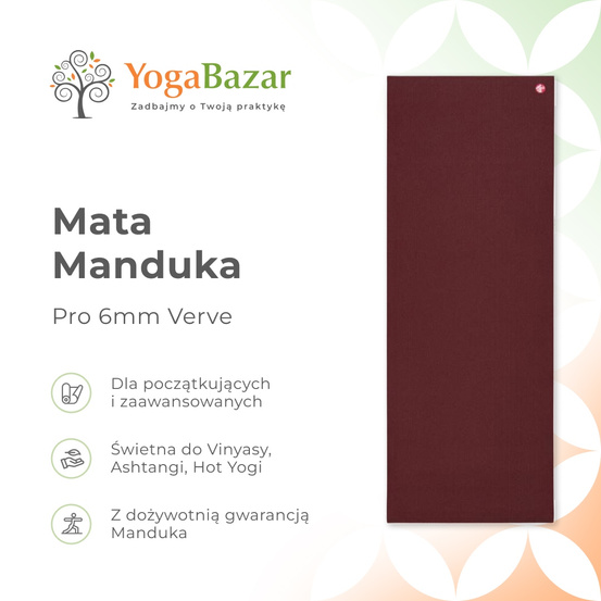 Mata do jogi Manduka Pro 6mm - Verve