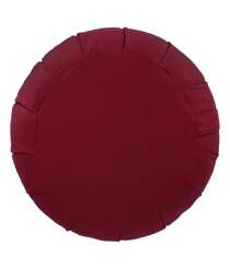 Bordowa poduszka do medytacji z bawełny - Zafu