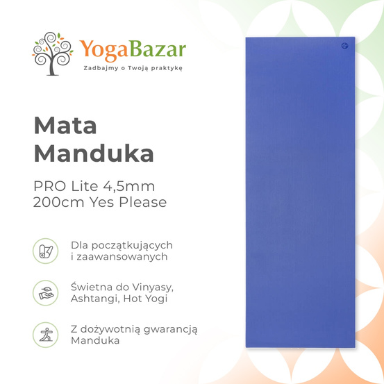 Mata do jogi Manduka PRO Lite 4,7mm 200cm - Yes Please