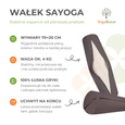 Wałek do jogi Sayoga z szarym pokrowcem