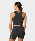 Top damski Manduka Dhara – Phantom Heather, rozmiar S