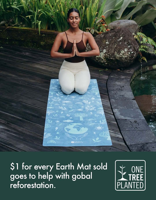 Mata do jogi Yoga Design Lab Combo 3,5mm - Earth Bali Blue