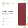 Mata do jogi Lotus Pro 6mm - Czerwony/Antracytowy