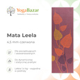 Mata do jogi Leela 4,5 mm - czerwona