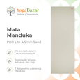 Mata do jogi Manduka PRO Lite 4.7mm - Sand