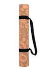 Korkowa mata do jogi Yoga Design Lab 3,5mm - Floral Batik Coral