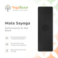 Mata do jogi Sayoga Performance XL Mat Black