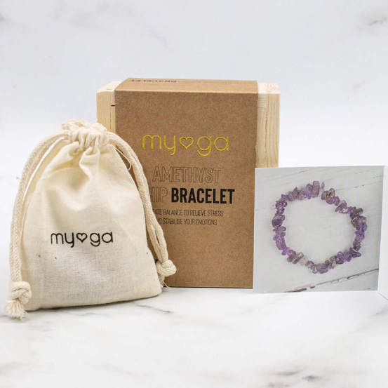 Bransoletka myga Chip Bracelet - Ametyst