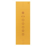 Mata do jogi Leela 4,5 mm - pomarańczowa z czakrami Outlet