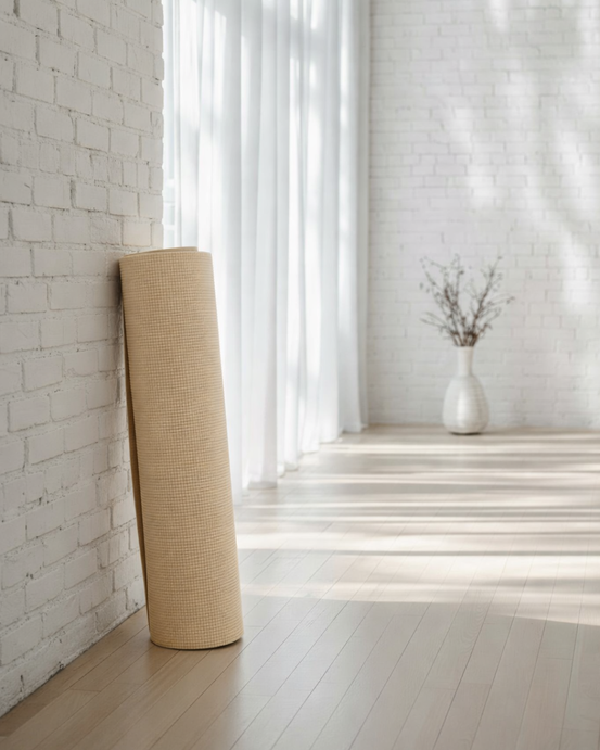 Mata do jogi Leela 4,5 mm - złoty kwiat życia