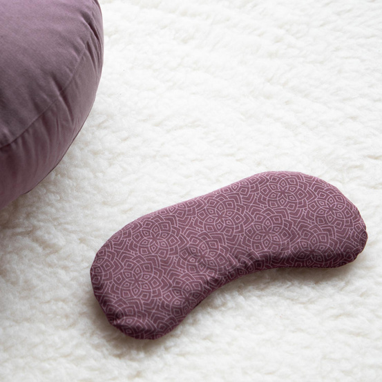 Woreczek na oczy z bawełnianym pokrowcem - Oberżyna Outlet