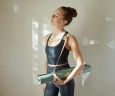 Podróżna mata do jogi Manduka eKO SuperLite Travel 1.5mm - Elderberry Marbled
