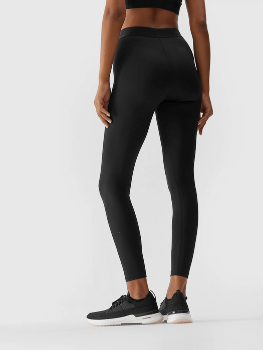 Legginsy do jogi 4F F153 z recyklingu - czarne, rozmiar S