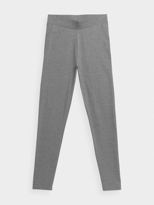 Legginsy dzianinowe 4F F108 wysoki stan - szare, rozmiar XS