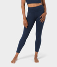 Legginsy damskie Manduka Dhara – Midnight Heather, rozmiar L