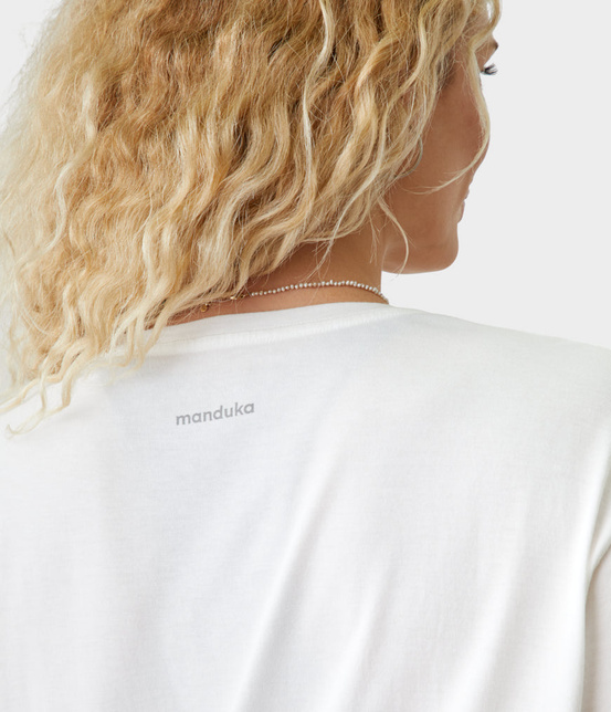Koszulka damska Manduka Vinyasa – White, rozmiar XL