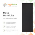 Mata do jogi Manduka Pro Terra 6mm 216cm - Black
