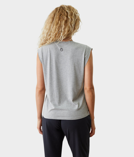 Koszulka damska Manduka Warrior – Heather Grey, rozmiar M