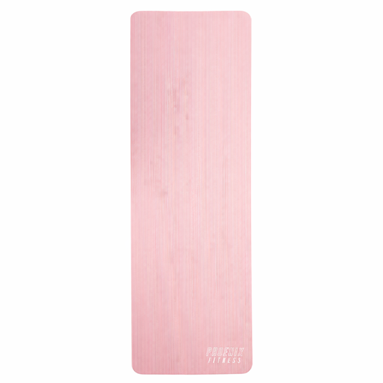 Mata do pilatesu Phoenix Fitness 1 cm - różowy
