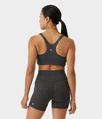 Biustonosz sportowy Manduka Dhara Scoop – Phantom Heather, rozmiar M