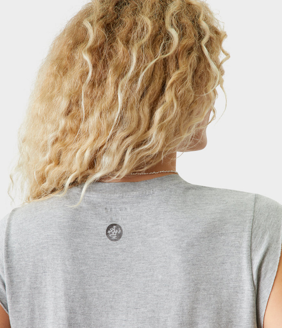 Koszulka damska Manduka Warrior – Heather Grey, rozmiar S