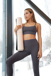 Legginsy do jogi Moonholi Yoggings 7/8 - szary rozmiar S