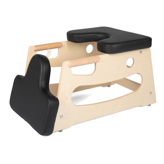 Krzesło do stania na barkach Bodhi Yoga - czarne