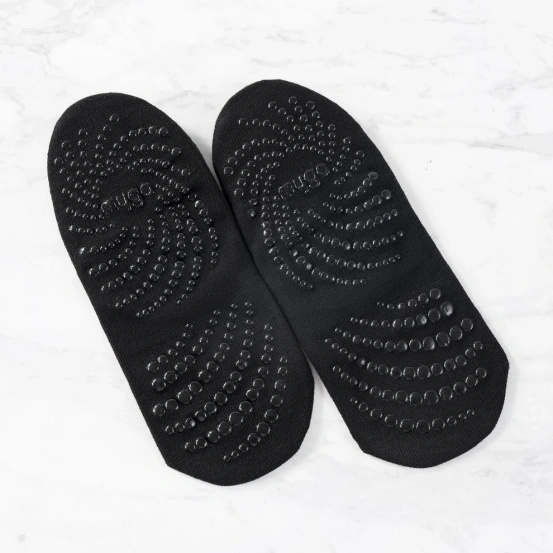 Skarpetki do jogi i pilatesu myga Gripped - czarne