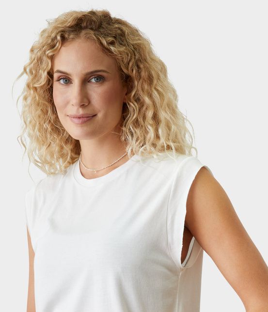 Koszulka damska Manduka Warrior – White, rozmiar M