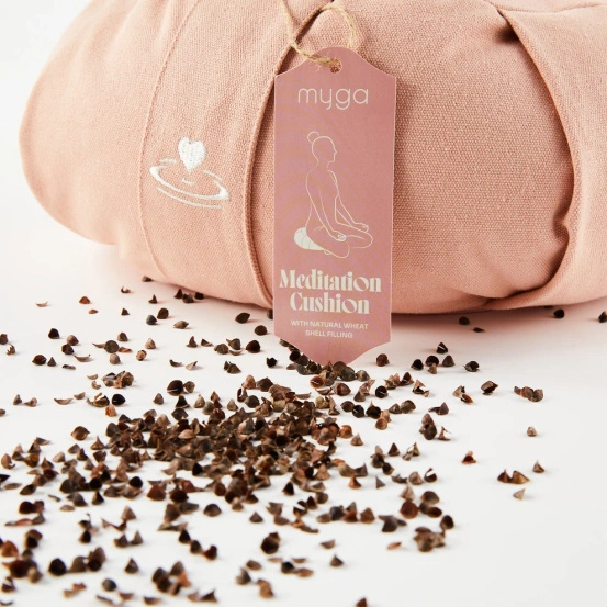 Poduszka do medytacji zafu Myga - różowy