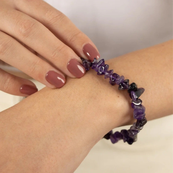 Bransoletka myga Chip Bracelet - Ametyst
