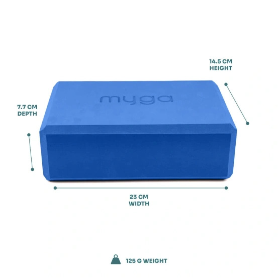 Klocek piankowy do jogi Myga Granatowy