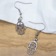 Kolczyki myga Hamsa