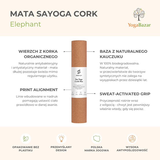 Mata do jogi Sayoga Cork Elephant